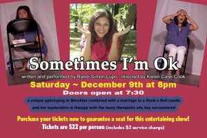 Sometimes I’m Ok @ Center Players Theatre | Freehold | New Jersey | United States