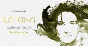 An Evening with K.D. Lang @ Count Basie Theatre | Red Bank | New Jersey | United States