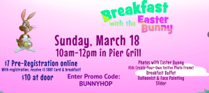 Breakfast with Easter Bunny @ Casino Pier's Grill | Seaside Heights | New Jersey | United States