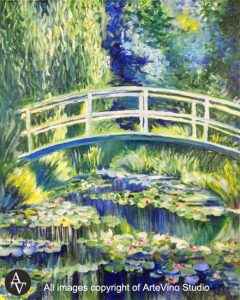 Paint the Masters - Water Lilies by Claude Monet