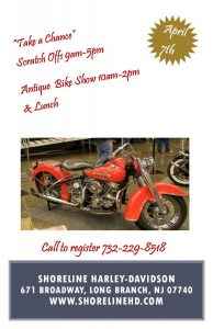 Scratch Offs & Antique Bike Show @ Shoreline Harley-Davidson | Long Branch | New Jersey | United States
