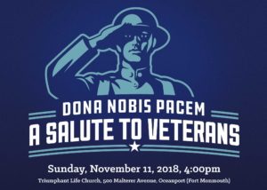 Monmouth Civic Chorus Concert – Dona Nobis Pacem: A Salute to Veterans @ Triumphant Life Church | Oceanport | New Jersey | United States