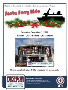 Santa Ferry Ride @ NY Waterway Belford Ferry Terminal | Middletown | New Jersey | United States