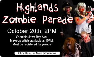 4th Annual Highlands Zombie Parade @ Huddy Park | Highlands | New Jersey | United States