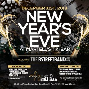NYE at the Tiki Bar @ Martells Tiki Bar | Point Pleasant Beach | New Jersey | United States