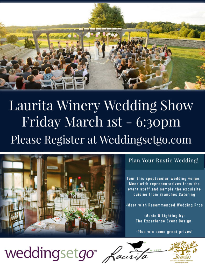 Laurita Winery Wedding Show Shoretv New Jersey Watch It Live It Love It