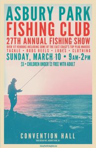 Asbury Park Fishing Club’s 27th Annual Fishing Show @ Asbury Park Convention Hall
