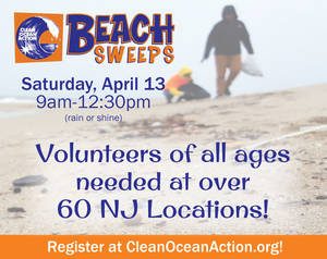 Clean Ocean Action Spring Beach Clean Up @ Poplar Avenue