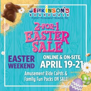 Jenkinsons 2 for 1 Easter Sale @ Jenkinson's Boardwalk